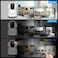 Inahom Pan &amp; Tilt Full HD 5MP Smart Camera with Wi-Fi Support 2.4G or 5G Wi-Fi Motion detection alarm Human Alarm Phone push alarm Supported max 128GB microSD card for recording and playback