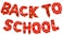 Party Time 16" 12pcs Red BACK TO SCHOOL Foil Balloon For Back to School Balloons, Back To School Decorations Set, School Welcome Back Balloons Decoration - Classroom Decoration Supplies