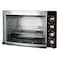 AFRA Electric Oven Toaster, 55L, 1900w Convection Rotisserie &amp; Oven Lamp, 4 Knobs Tray, Rack, Handle, 7-Functions Control, Adjustable Thermostat 70 To 250C, AF-5519OTBK, 2-Year Warranty