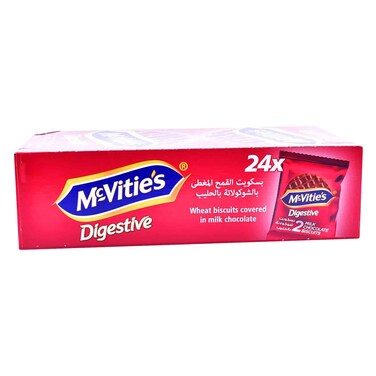 Mcvities Digestive Milk Chocolate Biscuits 33GR Pack Of 24