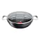 تيفال جي6 أنليميتد مقلاة مسطحة مع غطاء 26 سم - أسود