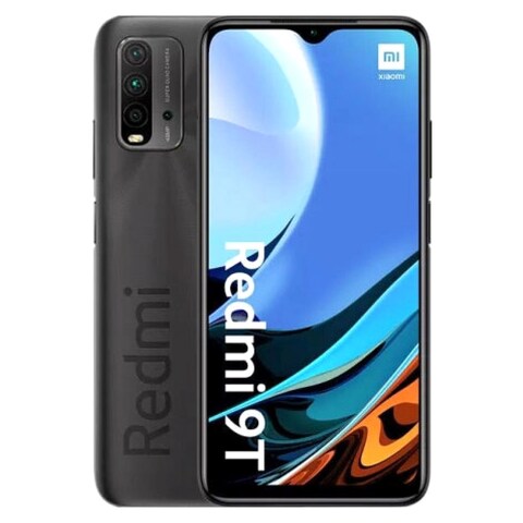 Xiaomi Redmi 9T Dual Sim - 6.53-inch, 128GB, 4GB, 4G LTE - Carbon Grey