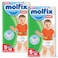 Molfix Diaper Pants Size 5 Junior 12-17kg White Jumbo 48 Diapers Pack of 2