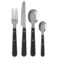 24-Piece Cutlery Set Black