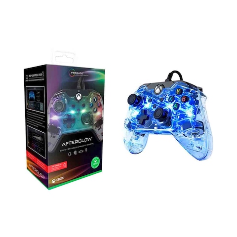 PDP Afterglow Prismatic Wired Controller For Xbox One Blue