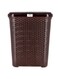 Delcasa Plastic Laundry Basket Brown 40Cm