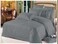 Dream Bell 300tc Cotton King Size 3pcs Bedsheet Set - Grey