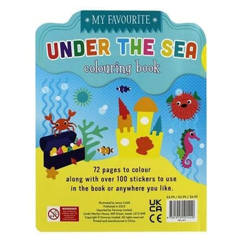 My Favourite Under The Sea Colouring Book