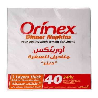 Orinex Dinner Napkins 40pieces