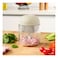 Nutricook Choppi Cordless Rechargeable Chopper CH600R-ME, White, 500ml