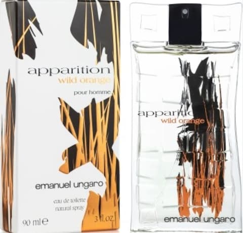 Emanuel Ungaro Apparition Wild Orange Eau De Toilette For Men, 90ml