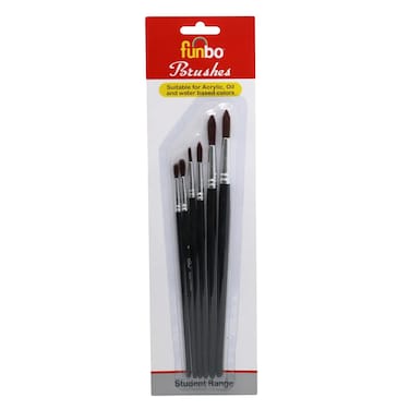 FUNBO BRSH MLT PRP SHRT RND SET