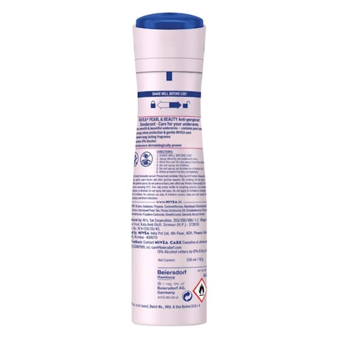 Nivea Pearl &amp; Beauty Anti Perspirant Spray Deodorant 200 ml