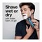 Braun Series 3 Wet and Dry Electric Shaver for Men - Blue - 310S