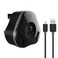 Rukini dual USB wall charger with lightning to USB charge &amp; sync cable, 1.5M, Black