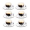 LIYING Double Wall Glass Teapot Set Combined With  Teapot 1 x 600ml ,1 Candle Warmer , Teacups and Sauce [6 x 60ml], Heat-resistant Stovetop Dishwasher Safe Teapot with Removable filter ,Blooming and