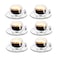 LIYING Double Wall Glass Teapot Set Combined With  Teapot 1 x 600ml ,1 Candle Warmer , Teacups and Sauce [6 x 60ml], Heat-resistant Stovetop Dishwasher Safe Teapot with Removable filter ,Blooming and