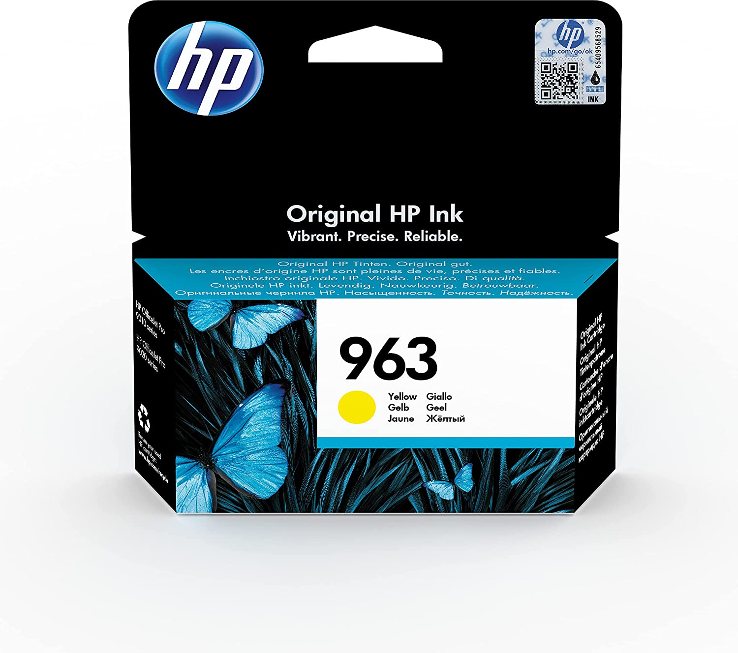 HP 963 Yellow Original Ink Cartridge