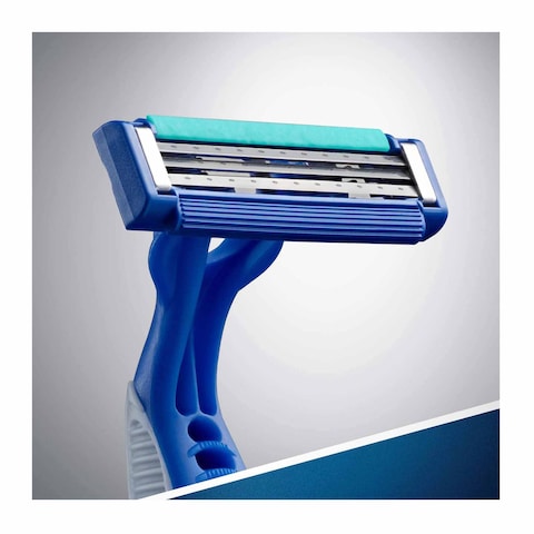 Gillette Blue Simple 3 Men Disposable Razors - 4 Count