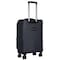 Eminent Expandable Luggage Trolley Bag Soft Suitcase for Unisex Travel Polyester Shell Lightweight with TSA lock Double Spinner Wheels E751SZ Carry On 20 Inch Black