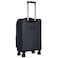 Eminent Expandable Luggage Trolley Bag Soft Suitcase for Unisex Travel Polyester Shell Lightweight with TSA lock Double Spinner Wheels E751SZ Carry On 20 Inch Black