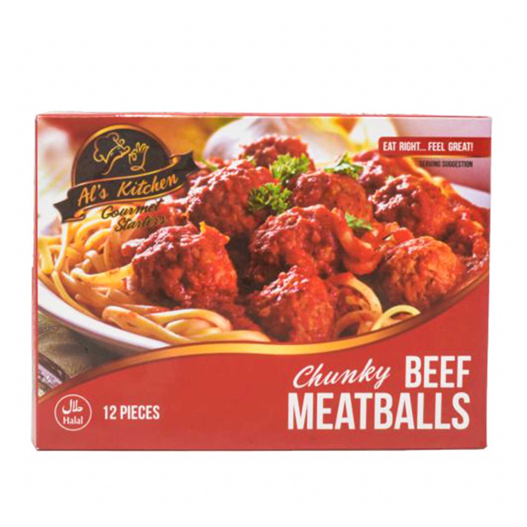 Al&#39;s Kitchen Chunky Beef Meatballs 300g