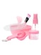 Generic 9-Piece Facial Mask Brush And Bowl Set Pink