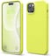 elago Liquid Silicone for iPhone 15 Plus case cover Full Body Protection, Shockproof, Slim, Anti-Scratch Soft Microfiber Lining - Neon Yellow