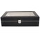 12 Slot Watch Case Lid Watch Display Case Watch Organizer