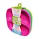 Re-Play 3 Pack Divided Plates - Pink, Aqua and Green - RTH-80801