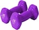 Vinyl Dumbbells Set EM-9219-1 Non-Slip 1KG x2 Hex Shape Weights for Home Gym &amp; Fitness