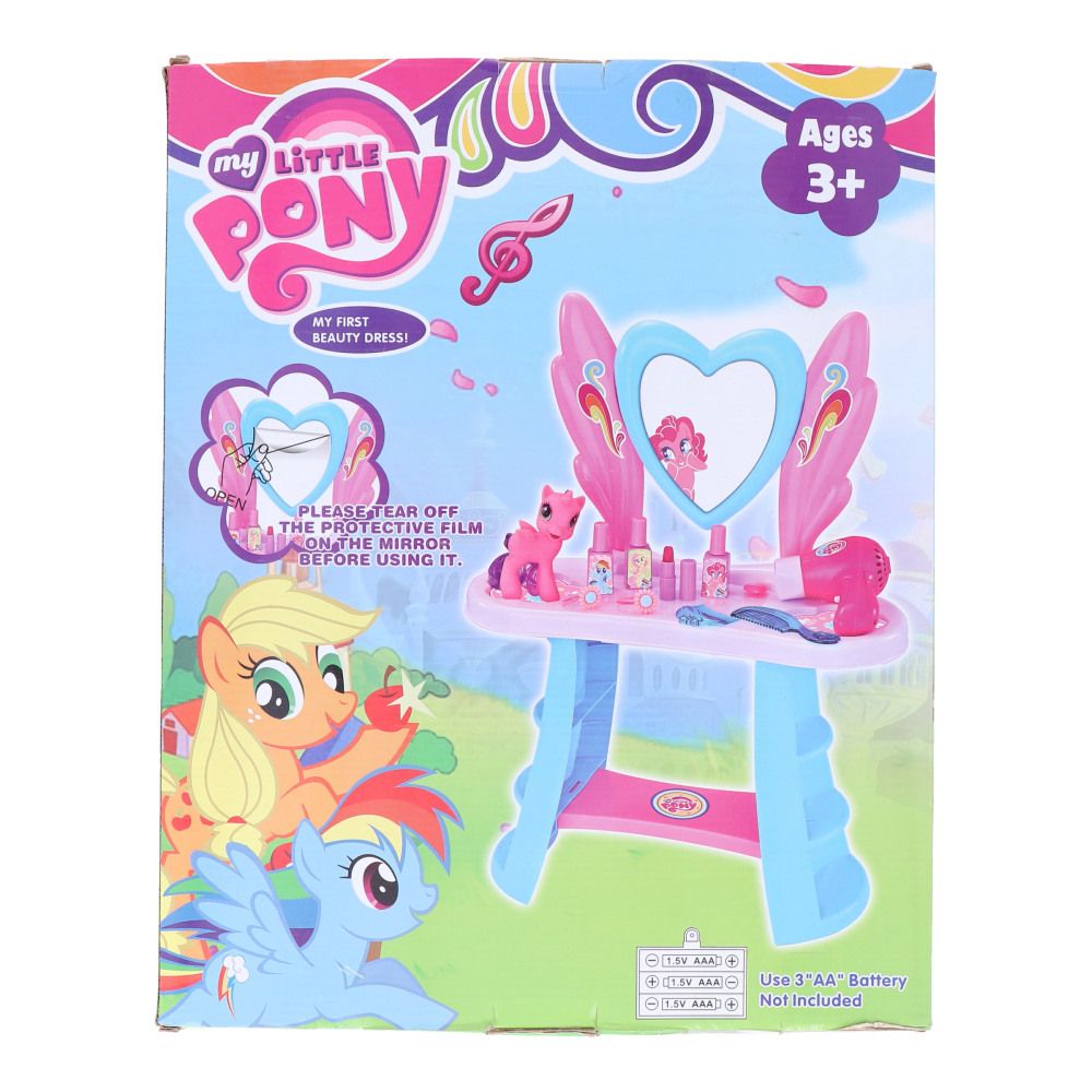 my little pony makeup table