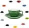 Coffee Cup With Saucer green 150ml