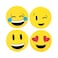 3M Post It Printed Notes Emoji Designs BC2030EMOJI2, 3 x 3 in 76 mm x 76 mm, 4 Alternating