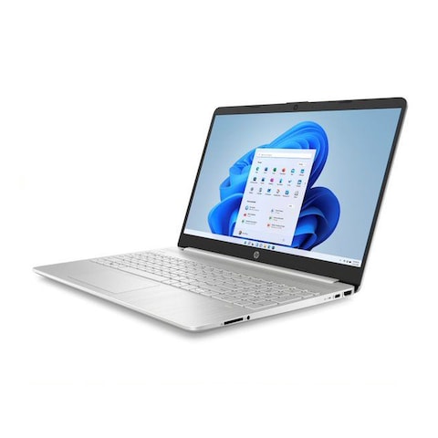 HP Laptop 15s-fq5040ne, Intel Core i7-1255U, 16GB RAM, 512GB SSD, 15.6-inch FHD, Windows 11 Home, Natural Silver, Backlit English/Arabic Keyboard- 6H5P9EA#ABV