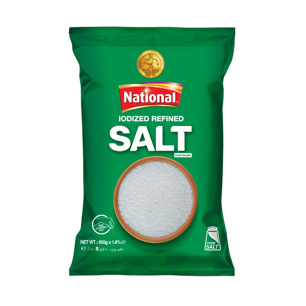 National Iodized Salt 800 gr
