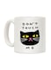 muGGyz Printed Ceramic Coffee Mug White