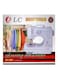 DLC Electrical Sewing Machine White/Purple 50Centimeter
