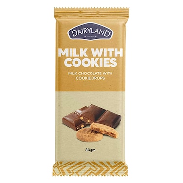 Dairyland Milk And Cookies Chocolate 80G