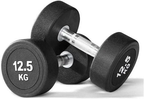 Harley Fitness Commercial Dumbbells - TPU- Dynamic Strength and Stability (2.5, Kilograms)