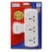 Sirocco 3-Way Multi Socket With Switch WT03S White