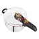 Tefal Secure Trendy Slide Stainless Steel Pressure Cooker Black 8L