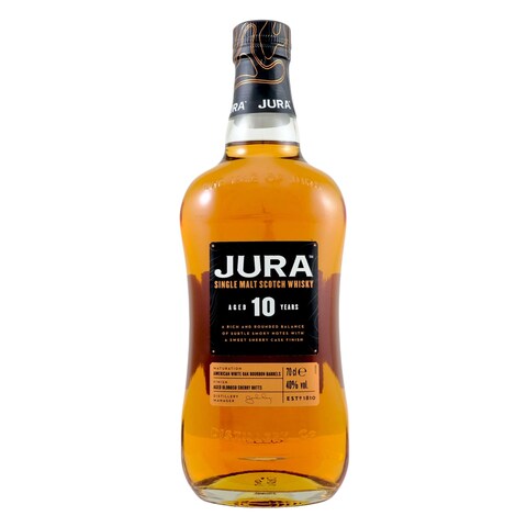 Jura Isle Of Jura 10 Years 40% Alcohol Malt Scotch Whisky 70CL