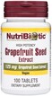 Nutribiotic, Gse Grapefruit Seed Extract 125 Mg. 100 Tablets