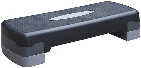 Max Strength Multi Level Aerobic Step Exercise Training Workout Stepper 2 To 5 Adjustable Step Levels Great For Home Gym, Cardio &amp; Palesta Pilates Yoga Sports