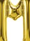 Generic Alphabetical Letter M Hanging Foil Balloon 16Inch