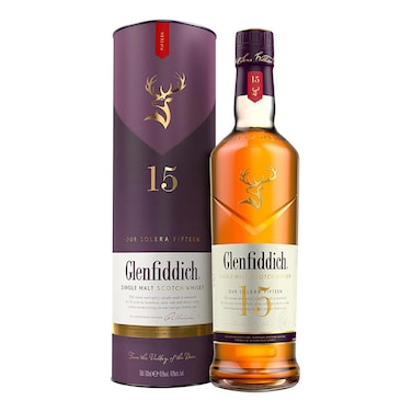 Glenfiddich 15 Year Old Single Malt Scotch Whisky 750ML