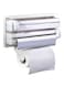 Generic 3 Layer Food Wrap And Tissue Dispenser White