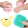 Marrkhor Silicone Body Brush Shower Scrubber With Shower Gel Dispenser Function,Soft Silicone Bath Massage Body Brush,Shower Loofah Brush