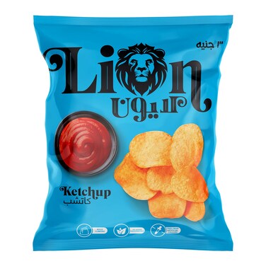 Lion Chips With Ketchup - 25 gram